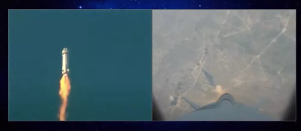 موشک «بلواوریجین» در هوا آتش گرفت