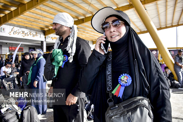 حضور زائران خارجی در مرز شلمچه
