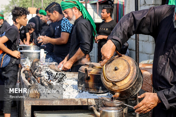خ جلوه های زیبا از پیاده روی عظیم اربعین نجف به کربلا