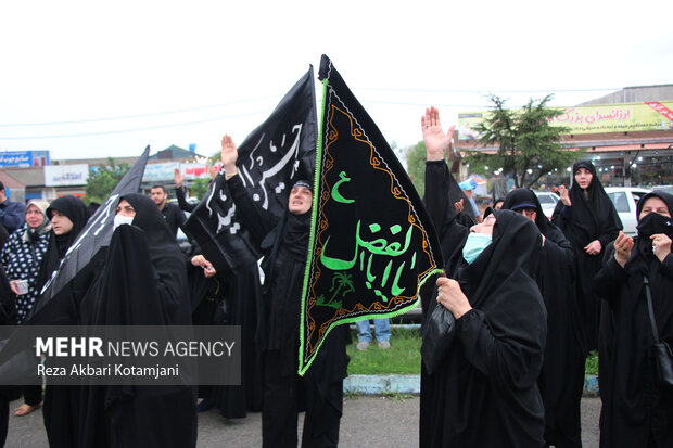 سوگواری جاماندگان اربعین در سراسر ایران/صحنه تجلی «انا من حسین» 