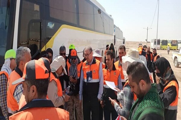 اعزام۱۰۰ دستگاه ناوگان اتوبوس یک سر خالی به پایانه مرزی مهران 