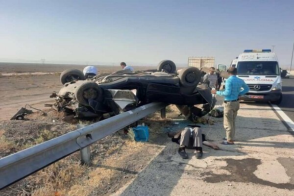 تصادف در زنجان ۲ فوتی بر جا گذاشت 