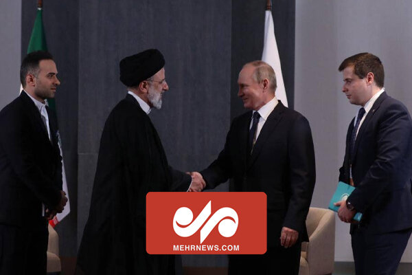 ایرانی صدر آیت اللہ رئیسی اور پیوٹن کی ملاقات+ویڈیو 
