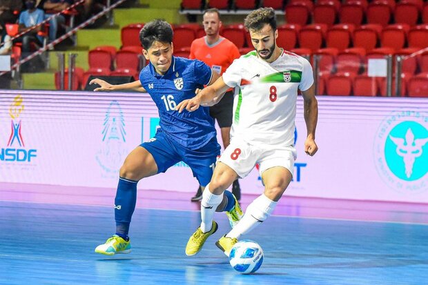 تصاویری از دیدار تیم ملی فوتسال ایران مقابل تایلند