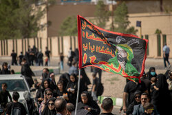 راهپیمایی قافله جاماندگان اربعین حسینی در کاشان