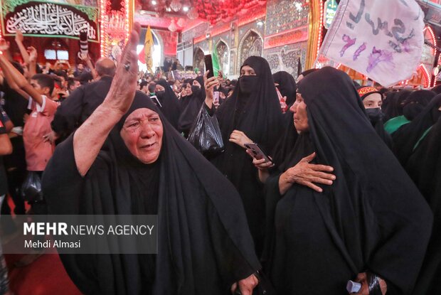 وداع زائران اربعین حسینی با کربلا