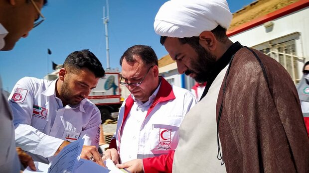 امدادرسانی به ۳۸۰۰زائر اربعین توسط جمعیت هلال احمر آذربایجان غربی