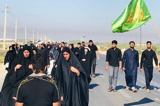 سوگواری جاماندگان اربعین در سراسر ایران/صحنه تجلی «انا من حسین»