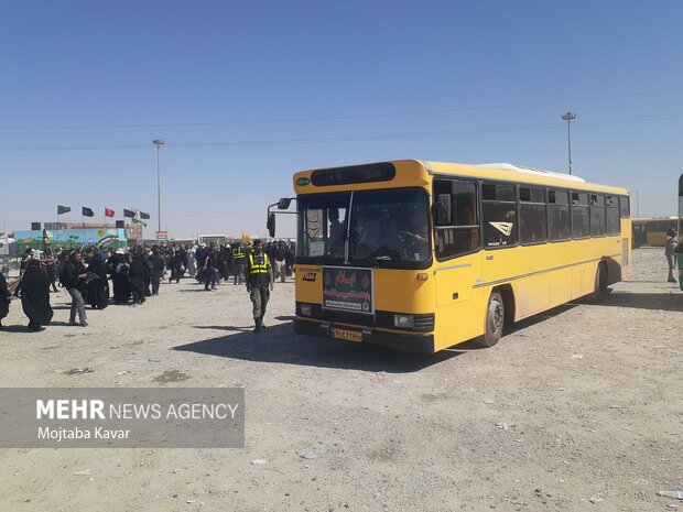 وضعیت تردد در پایانه مرزی مهران