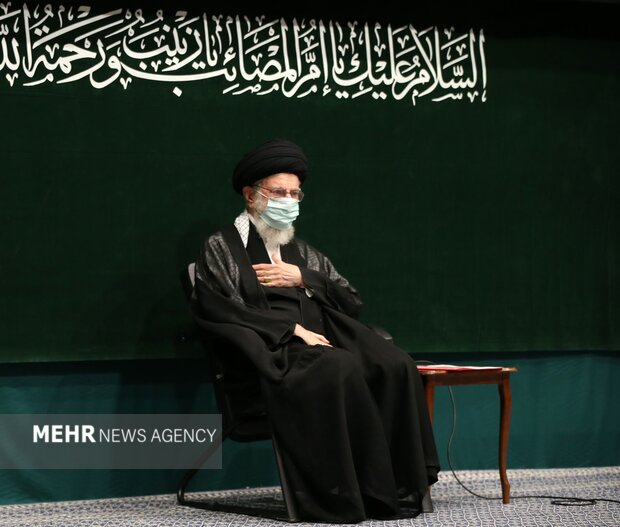 ڕێورەسمی تازیەباریی ئەربەعین بە ئامادەبوونی ئایەتوڵا خامنەیی بەڕێوەچوو