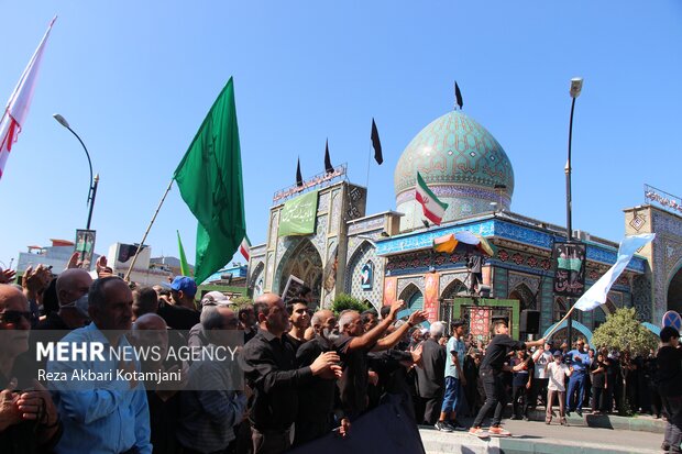 تجمع اربعینی مردم‌گیلان در آستانه اشرفیه
