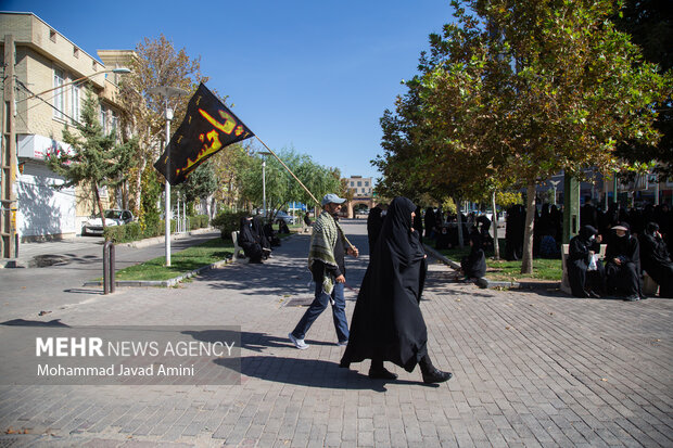 پیاده‌روی جاماندگان اربعین در قزوین