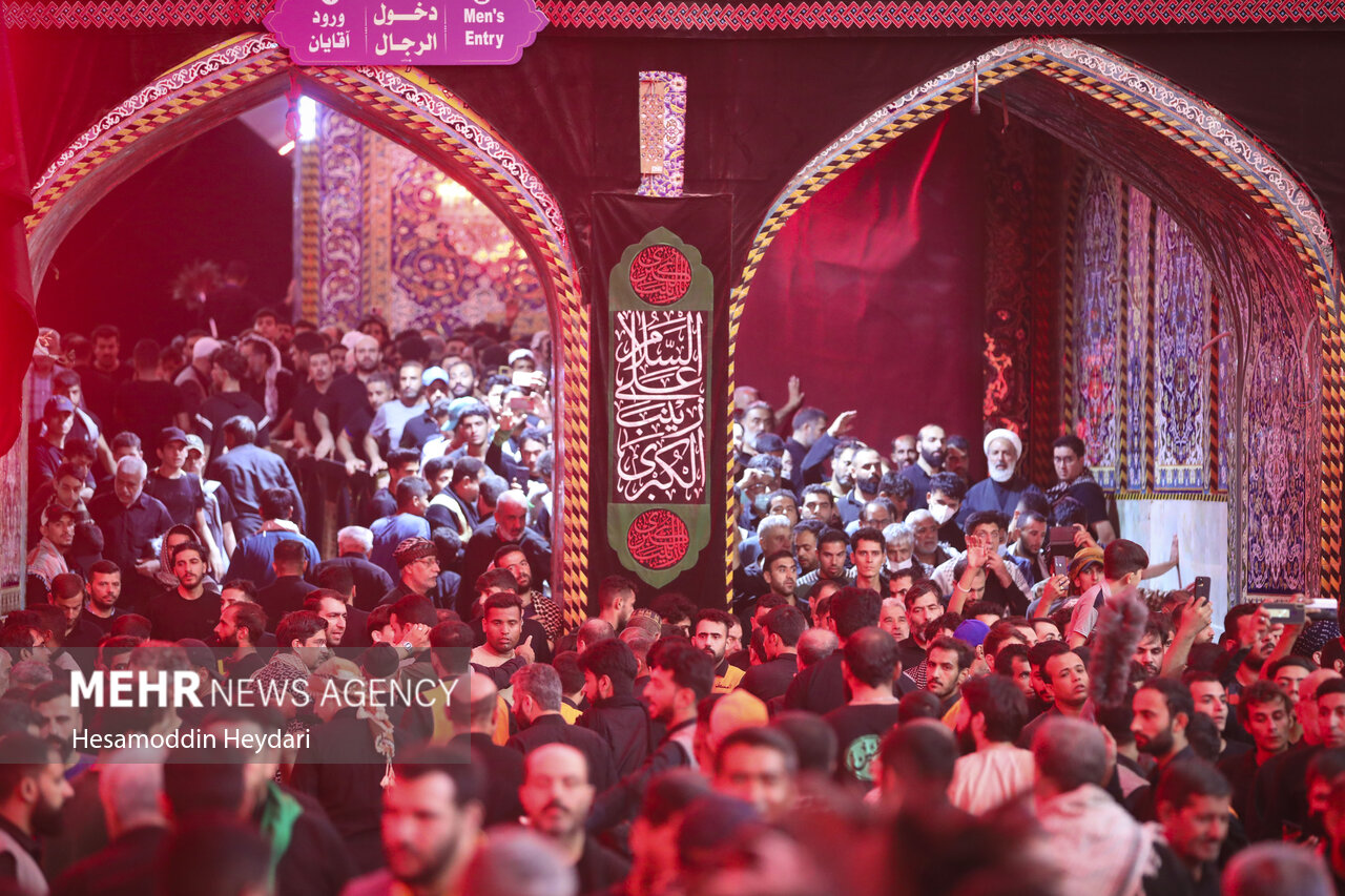 کربلا مملو از زائران اربعین/ روی خط «مهر» به زیارت برویم!