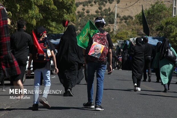 پیادهروی اربعین « دلدادگان حسینی» در تهران برگزار شد