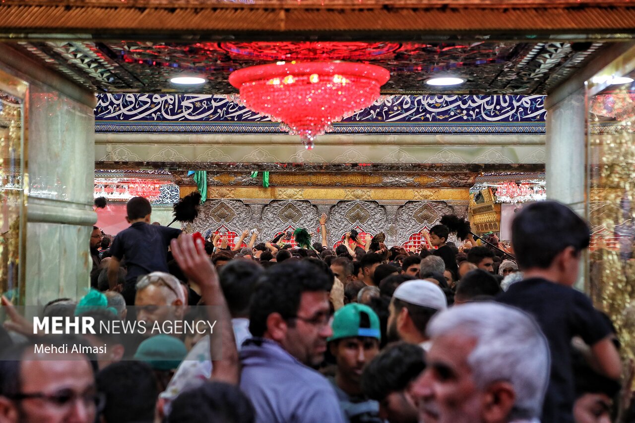 خروش میلیونی امت حسینی در کربلا؛ بینالحرمین سراسر «لبیک یا حسین»