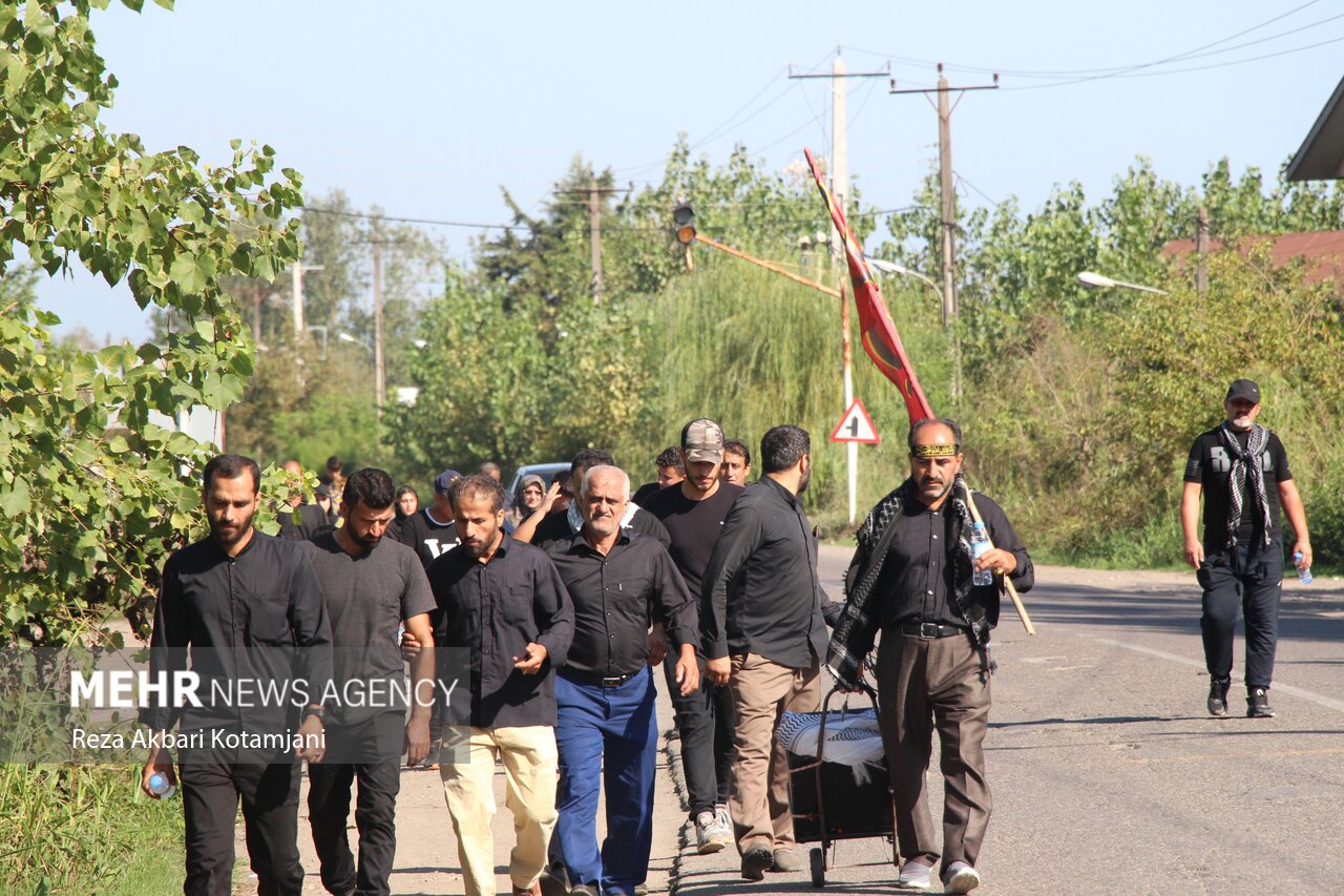 سوگواری جاماندگان اربعین در سراسر ایران/صحنه تجلی «انا من حسین»