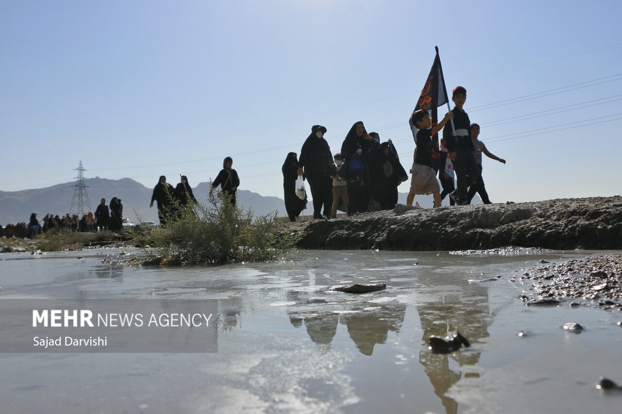 سوگواری جاماندگان اربعین در سراسر ایران/صحنه تجلی «انا من حسین»