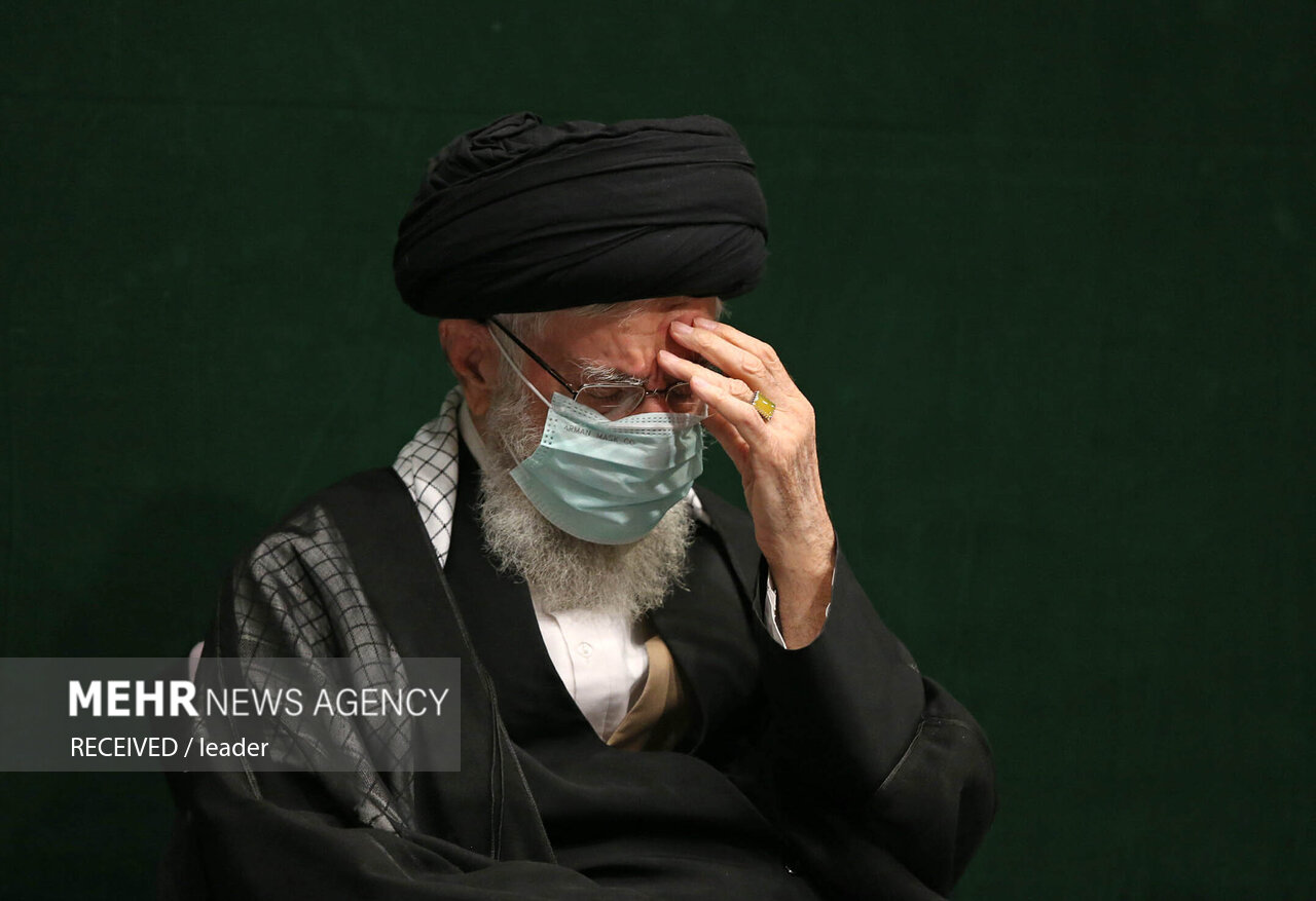 مراسم عزاء الأربعين الحسيني بحضور قائد الثورة الإسلامية