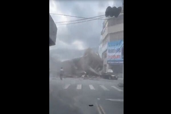 زلزله 7.2 ریشتری تایوان را لرزاند+فیلم