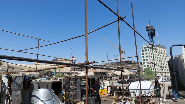 موکبهای ایرانی در کربلا تا پس از اربعین هم خدماتدهی میکنند