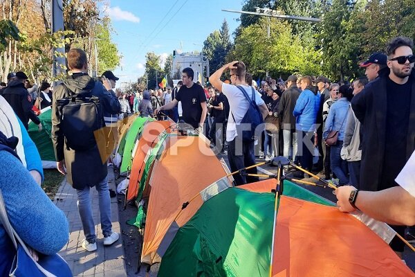 تظاهرات گسترده ضد دولتی در مولداوی