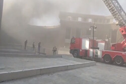 آتش سوزی گسترده در اربیل+فیلم