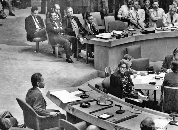 پای رئیس جمهور روی میز سازمان ملل