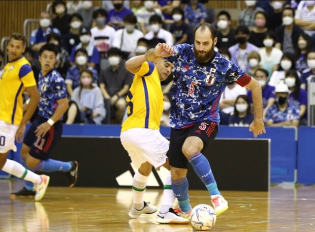 تیم ملی فوتسال ژاپن با ۴ بازیکن برزیلی علیه ایران و آسیا
