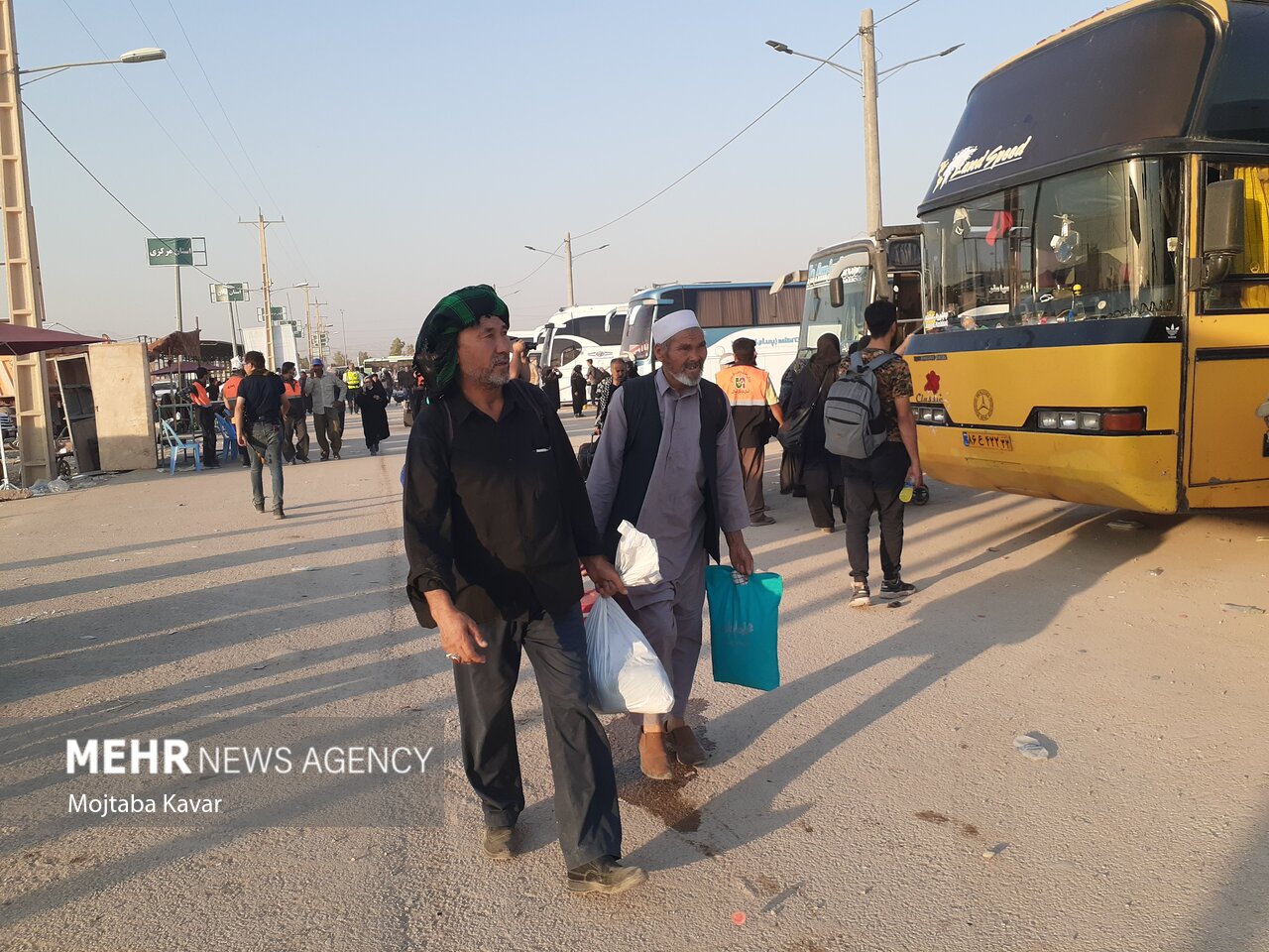 وضعیت تردد در مرز مهران؛ بازگشت زائران اربعین حسینی