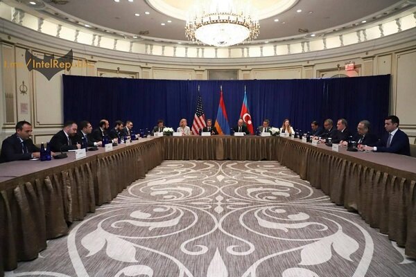 دیدار سه جانبه وزرای خارجه آمریکا، ارمنستان و جمهوری آذربایجان