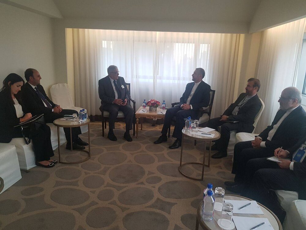 وزیر امور خارجه لبنان با امیرعبداللهیان دیدارکرد