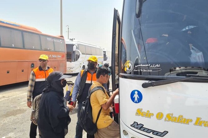 سفر زائرین اربعین استان بوشهر در ایمنی کامل انجام شد