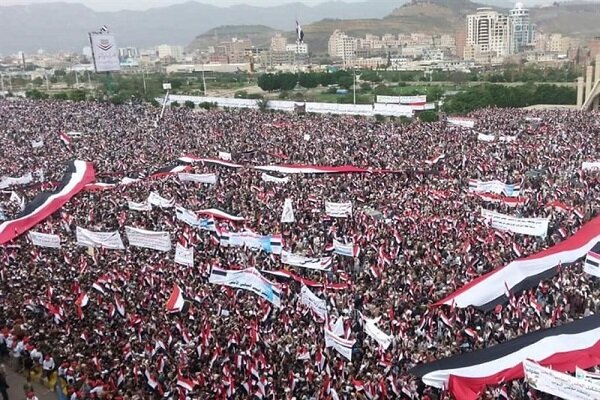 میلیون ها یمنی در راهپیمایی شرکت کردند