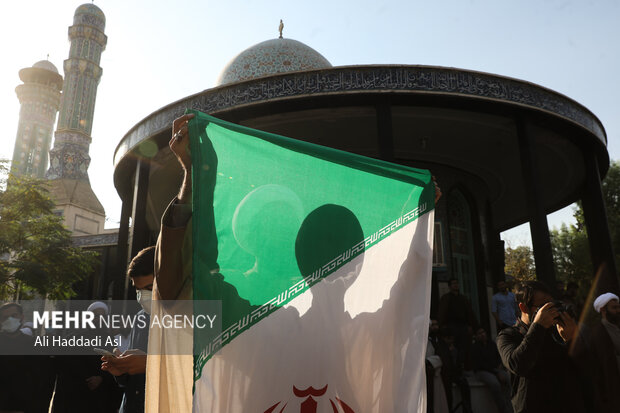 اجتماع علما و روحانیون تهران در محکومیت اقدامات ضد انقلاب در مخالفت از موضوع حجاب بعد از ظهر روز چهارشنبه ۳۰ شهریور ماه ۱۴۰۱ در حوزه علمیه امیر المومنین علی (ع) برگزار شد