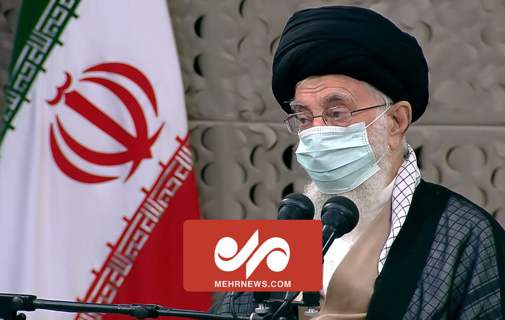 بازگویی بخشی از خطابه امام خمینی(ره) به بسیجیان توسط رهبر انقلاب