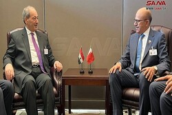 وزرای خارجه سوریه و بحرین دیدار کردند