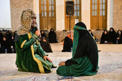 اجرای شبه خوانی در چهاردهمین نمایشگاه قرآن و عترت خوزستان