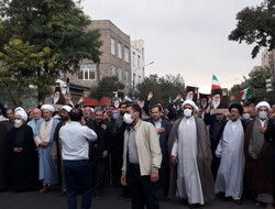 راهپیمایی مردم زنجان در اعتراض به آشوب‌های اخیر برگزار شد