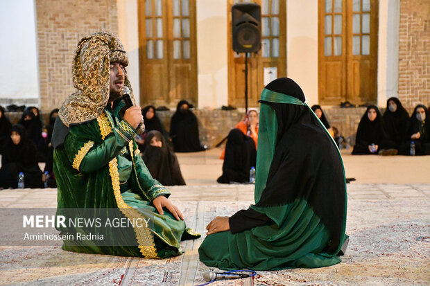 اجرای شبه خوانی در چهاردهمین نمایشگاه قرآن و عترت خوزستان