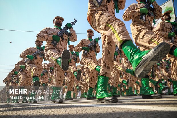 مراسم رژه نیروهای مسلح - یزد