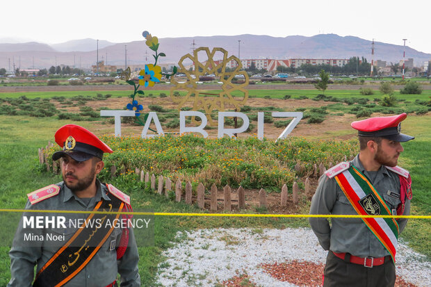 مراسم رژه نیروهای مسلح مستقر در آذربایجان شرقی