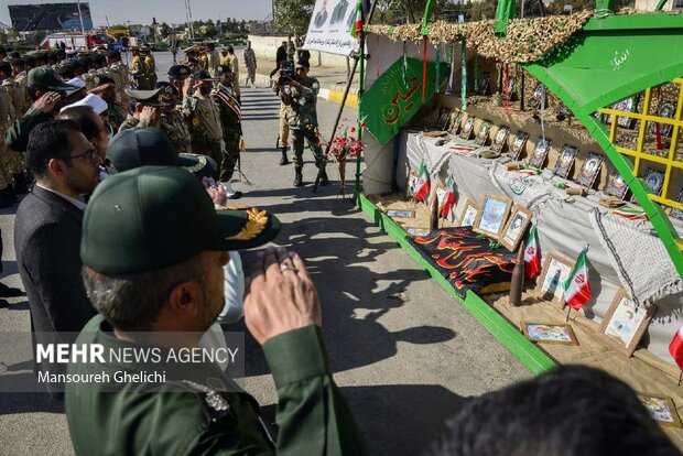 رژه نیروهای مسلح استان سمنان در شاهرود