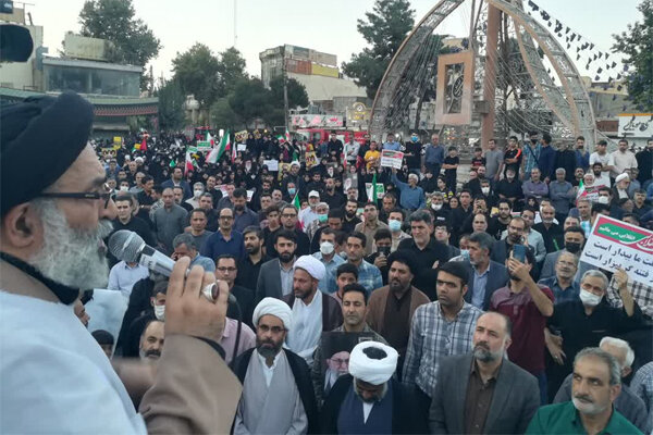 راهپیمایی محکومیت اغتشاشات در جنوب شرق استان تهران برگزار شد