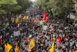 راهپیمایی مردم تبریز در محکومیت آشوب‌های اخیر