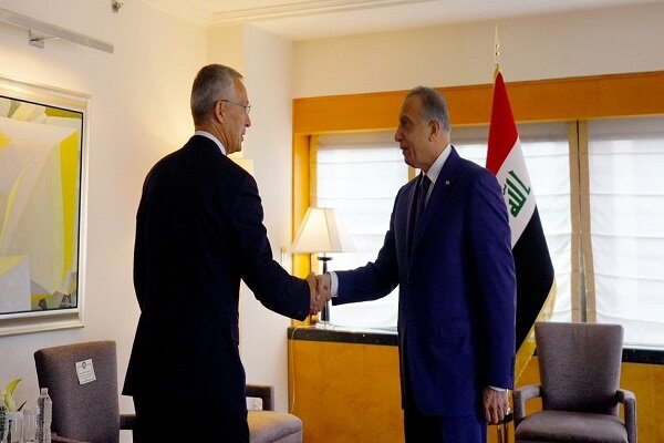 دیدار دبیر کل ناتو با نخست وزیر عراق