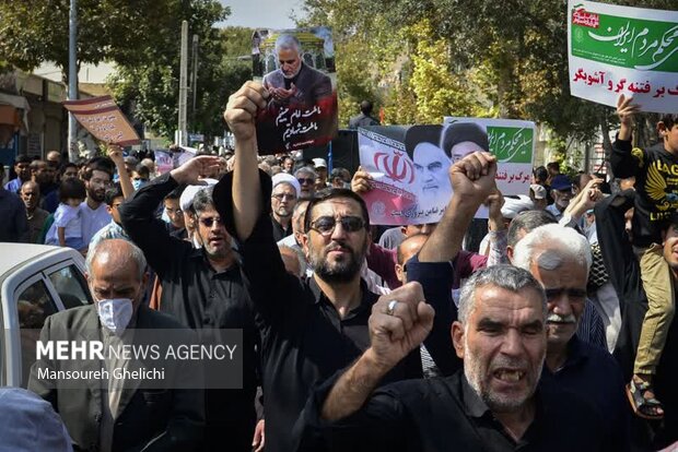 گردهمایی مردم انقلابی استان سمنان . شاهرود