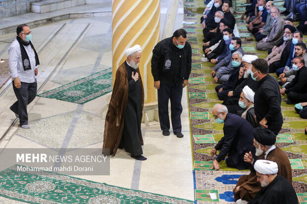 جانب من مسيرة إدانة أعمال الشغب بعد صلاة الجمعة في طهران