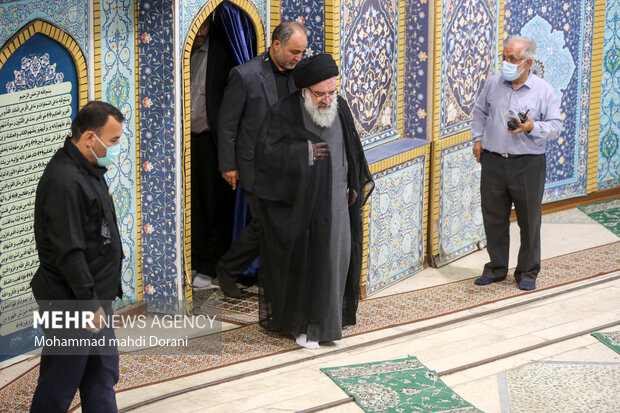 جانب من مسيرة إدانة أعمال الشغب بعد صلاة الجمعة في طهران