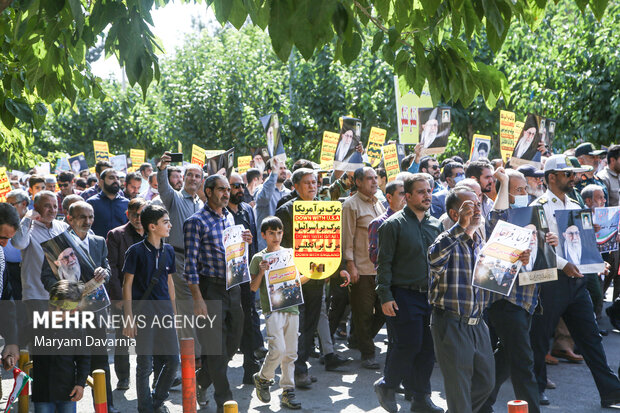 راهپیمایی مردم بجنورد در محکومیت آشوب‌های اخیر