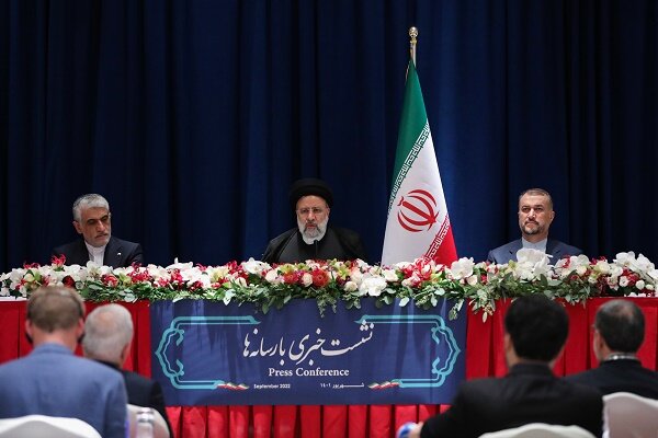 Iranian President Raeisi press conference in New York